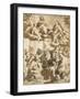 The Madonna Del Popolo, after Barocci (Black Chalk with Brownish Wash on Beige Paper)-Francesco Vanni-Framed Giclee Print