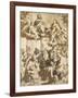 The Madonna Del Popolo, after Barocci (Black Chalk with Brownish Wash on Beige Paper)-Francesco Vanni-Framed Giclee Print