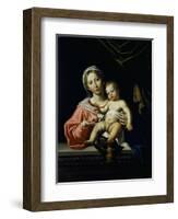 The Madonna Della Rosa, before 1627-Domenichino-Framed Giclee Print