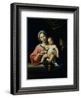 The Madonna Della Rosa, before 1627-Domenichino-Framed Giclee Print