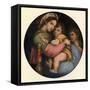 'The Madonna Della Sedia', c1514, (c1912)-Raphael-Framed Stretched Canvas