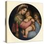 'The Madonna Della Sedia', c1514, (c1912)-Raphael-Stretched Canvas