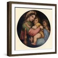 'The Madonna Della Sedia', c1514, (c1912)-Raphael-Framed Giclee Print