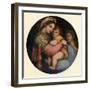 'The Madonna Della Sedia', c1514, (c1912)-Raphael-Framed Giclee Print