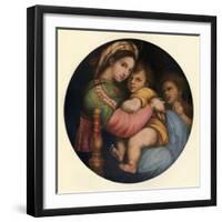 'The Madonna Della Sedia', c1514, (c1912)-Raphael-Framed Giclee Print