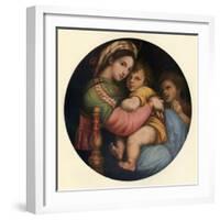 'The Madonna Della Sedia', c1514, (c1912)-Raphael-Framed Giclee Print