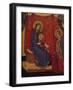 'The Madonna Enthroned and Two Donors in Adoration', 1374-Barnaba da Modena-Framed Giclee Print
