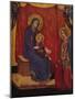 'The Madonna Enthroned and Two Donors in Adoration', 1374-Barnaba da Modena-Mounted Giclee Print