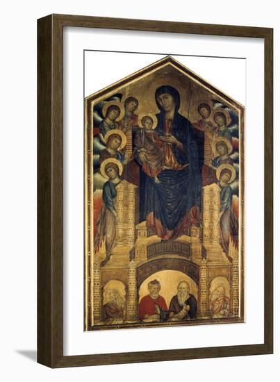 The Madonna in Majesty, 1285-1286-Cimabue-Framed Giclee Print