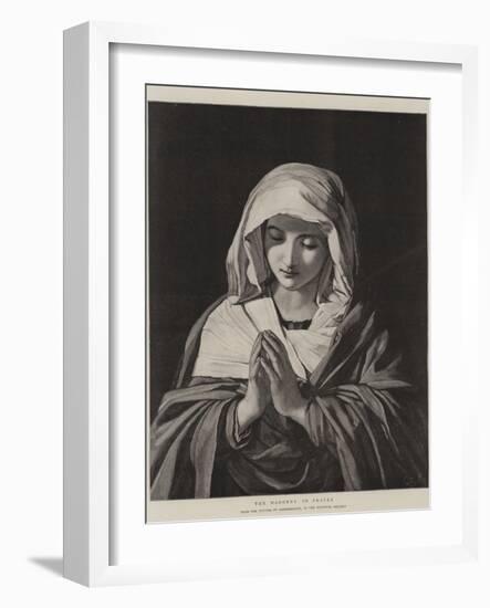 The Madonna in Prayer-Il Sassoferrato-Framed Giclee Print