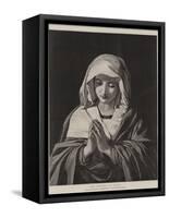 The Madonna in Prayer-Il Sassoferrato-Framed Stretched Canvas