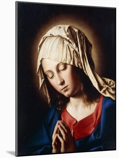 The Madonna in Prayer-null-Mounted Giclee Print