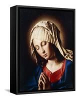 The Madonna in Prayer-null-Framed Stretched Canvas