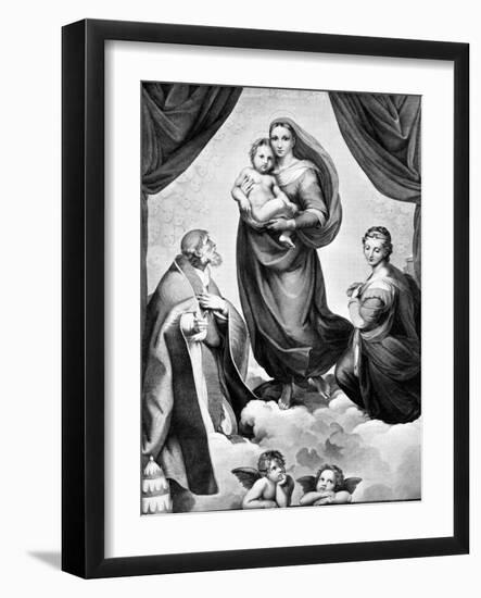The Madonna in San Sisto, C1512-John L Stoddard-Framed Giclee Print