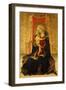 The Madonna of Humility (Tempera on Gold Ground Panel)-The Master of the Carrand Tondo-Framed Giclee Print