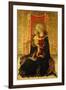 The Madonna of Humility-The Master of the Carrand Tondo-Framed Premium Giclee Print