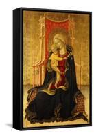 The Madonna of Humility-The Master of the Carrand Tondo-Framed Stretched Canvas