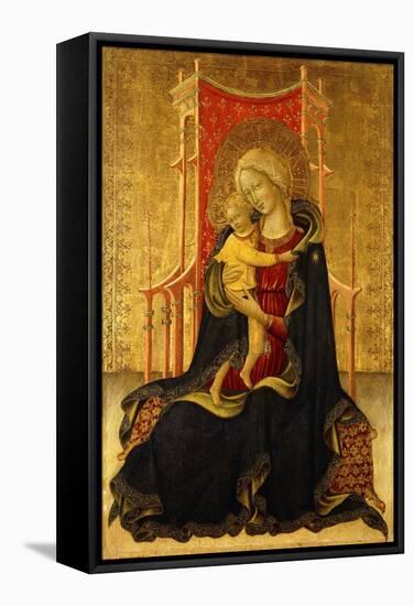 The Madonna of Humility-The Master of the Carrand Tondo-Framed Stretched Canvas