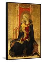 The Madonna of Humility-The Master of the Carrand Tondo-Framed Stretched Canvas