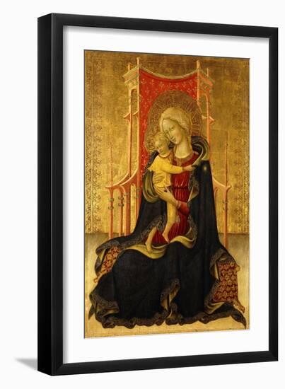 The Madonna of Humility-The Master of the Carrand Tondo-Framed Giclee Print