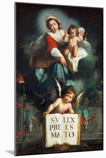 The Madonna of Justice-Bernardo Strozzi-Mounted Giclee Print