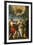 The Madonna of Loreto Appearing to St. John the Baptist, St. Eligius, and St. Anthony Abbot-Domenichino-Framed Giclee Print