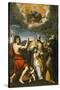 The Madonna of Loreto Appearing to St. John the Baptist, St. Eligius, and St. Anthony Abbot-Domenichino-Stretched Canvas