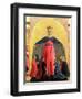 The Madonna of Mercy, Central Panel from the Misericordia Altarpiece, 1445 (Detail)-Piero della Francesca-Framed Giclee Print