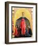 The Madonna of Mercy, Central Panel from the Misericordia Altarpiece, 1445 (Detail)-Piero della Francesca-Framed Premium Giclee Print