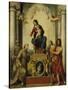 The Madonna of Saint Francis, 1514-15-Correggio-Stretched Canvas