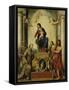 The Madonna of Saint Francis, 1514-15-Correggio-Framed Stretched Canvas