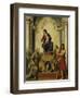 The Madonna of Saint Francis, 1514-15-Correggio-Framed Giclee Print