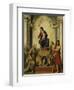 The Madonna of Saint Francis, 1514-15-Correggio-Framed Giclee Print