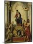 The Madonna of Saint Francis, 1514-15-Correggio-Mounted Giclee Print