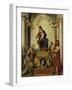 The Madonna of Saint Francis, 1514-15-Correggio-Framed Giclee Print