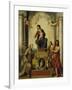 The Madonna of Saint Francis, 1514-15-Correggio-Framed Giclee Print