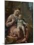 The Madonna of the Basket, Ca 1524-Correggio-Mounted Giclee Print