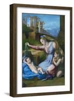 The Madonna of the Blue Diadem by Raphael-null-Framed Giclee Print