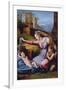 The Madonna of the Blue Diadem or the Madonna of the Veil-Raphael-Framed Giclee Print