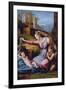 The Madonna of the Blue Diadem or the Madonna of the Veil-Raphael-Framed Giclee Print