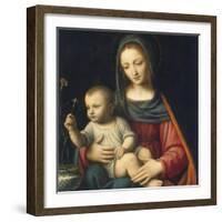 The Madonna of the Carnation, C.1515-Bernardino Luini-Framed Giclee Print