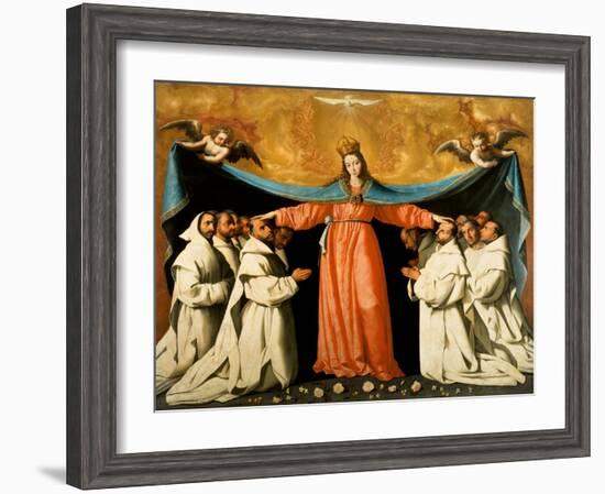 The Madonna of the Carthusians-Francisco de Zurbarán-Framed Giclee Print