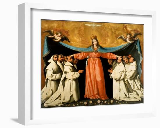 The Madonna of the Carthusians-Francisco de Zurbarán-Framed Giclee Print