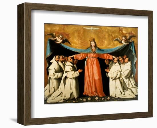 The Madonna of the Carthusians-Francisco de Zurbarán-Framed Giclee Print