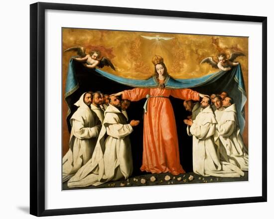 The Madonna of the Carthusians-Francisco de Zurbarán-Framed Giclee Print