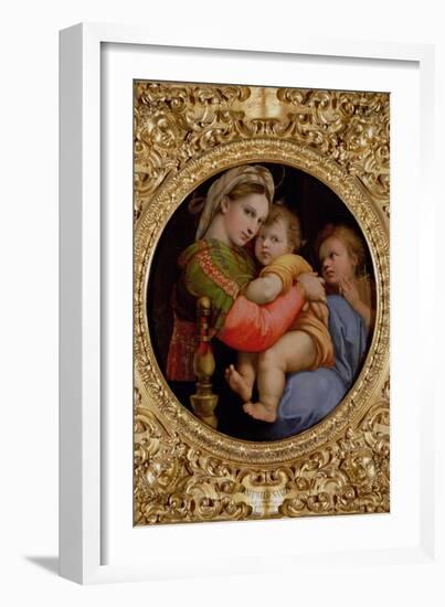 The Madonna of the Chair-Raphael-Framed Giclee Print