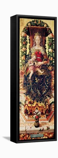 The Madonna of the Little Candle-Carlo Crivelli-Framed Stretched Canvas