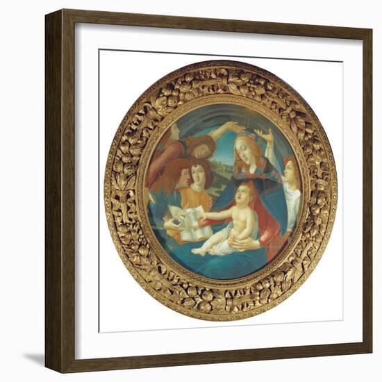 The Madonna of the Magnificat, 19th Century-Sandro Botticelli-Framed Giclee Print