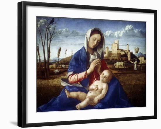 The Madonna of the Meadow, C1500-Giovanni Bellini-Framed Giclee Print