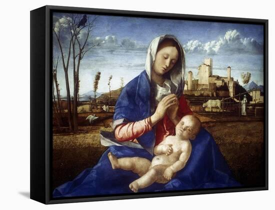 The Madonna of the Meadow, C1500-Giovanni Bellini-Framed Stretched Canvas